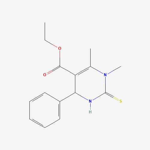 Ethyl 1,6-dimethyl-4-phenyl-2-thioxo-1,2,3,4-tetrahydro-5-pyrimidinecarboxylate (CAS: 108958-81-2) - Related Chemical Product