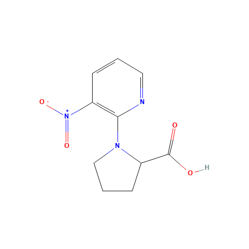 1-(3-Nitro-2-pyridinyl)-2-pyrrolidine-carboxylic acid (CAS: 36976-98-4) - Related Chemical Product