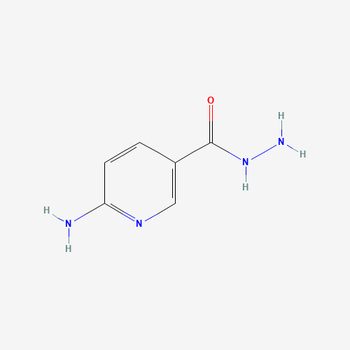 6-Aminonicotinohydrazide (CAS: 42596-56-5) - Chemical Structure and Molecular Formula 