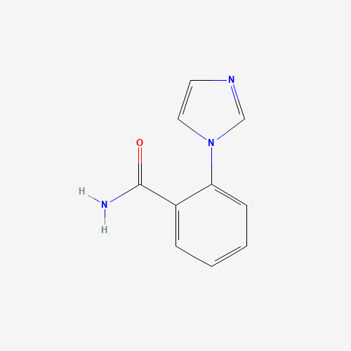 2-(1H-Imidazol-1-yl)benzenecarboxamide (CAS: 25373-52-8) - Chemical Structure and Molecular Formula 