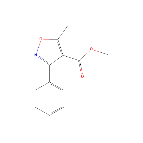 Methyl 5-methyl-3-phenyl-4-isoxazolecarboxylate (CAS: 2065-28-3) - Related Chemical Product