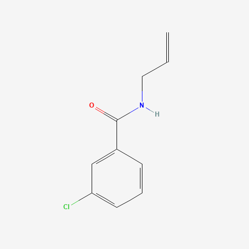 N-Allyl-3-chlorobenzenecarboxamide (CAS: 35306-52-6) - Chemical Structure and Molecular Formula 