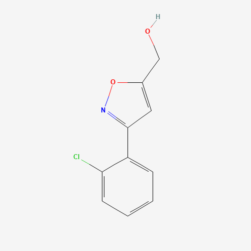 [3-(2-Chlorophenyl)-5-isoxazolyl]methanol (CAS: 438565-33-4) - Chemical Structure and Molecular Formula 