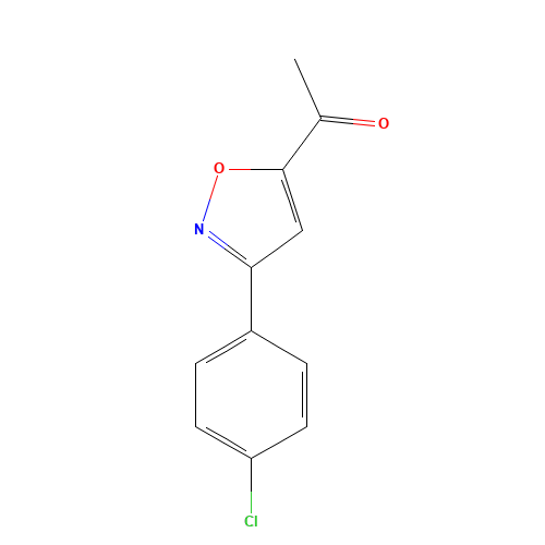 1-[3-(4-Chlorophenyl)-5-isoxazolyl]-1-ethanone (CAS: 37091-33-1) - Related Chemical Product