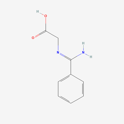 2-{[Imino(phenyl)methyl]amino}acetic acid (CAS: 32683-07-1) - Chemical Structure and Molecular Formula 