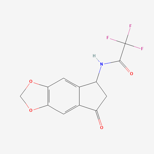 2,2,2-Trifluoro-N-(7-oxo-6,7-dihydro-5H-indeno-[5,6-d][1,3]dioxol-5-yl)acetamide (CAS: 138621-69-9) - Related Chemical Product