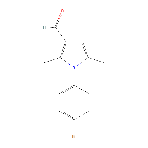 1-(4-Bromophenyl)-2,5-dimethyl-1H-pyrrole-3-carbaldehyde (CAS: 347331-78-6) - Related Chemical Product