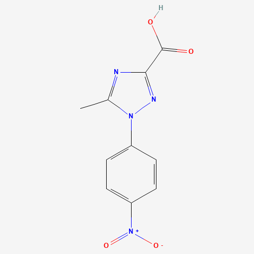 5-Methyl-1-(4-nitrophenyl)-1H-1,2,4-triazole-3-carboxylic acid (CAS: 1025-88-3) - Related Chemical Product