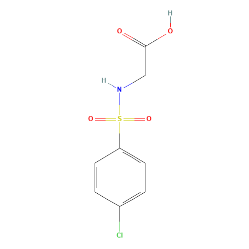 2-{[(4-Chlorophenyl)sulfonyl]amino}acetic acid (CAS: 13029-72-6) - Related Chemical Product
