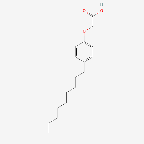2-(4-Nonylphenoxy)acetic acid (CAS: 3115-49-9) - Chemical Structure and Molecular Formula 