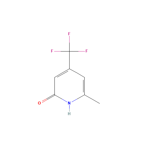 6-Methyl-4-(trifluoromethyl)-2(1H)-pyridinone (CAS: 22123-19-9) - Chemical Structure and Molecular Formula 