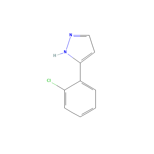 3-(2-Chlorophenyl)-1H-pyrazole (CAS: 59843-55-9) - Related Chemical Product
