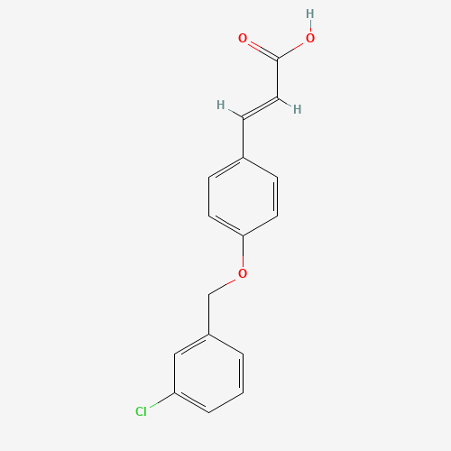 3-{4-[(3-Chlorobenzyl)oxy]phenyl}acrylic acid (CAS: 385383-37-9) - Related Chemical Product
