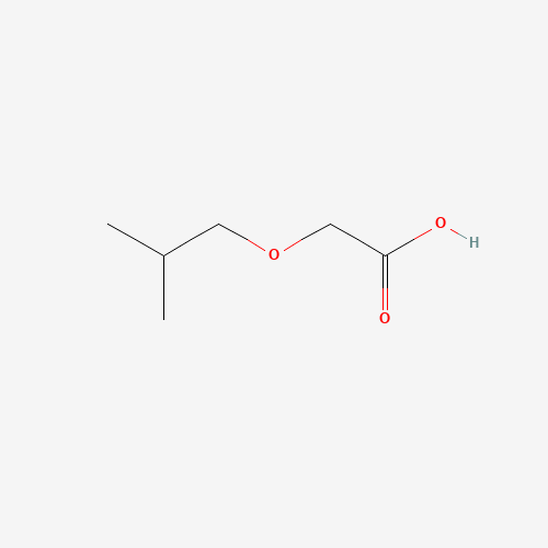 2-Isobutoxyacetic acid (CAS: 24133-46-8) - Chemical Structure and Molecular Formula 
