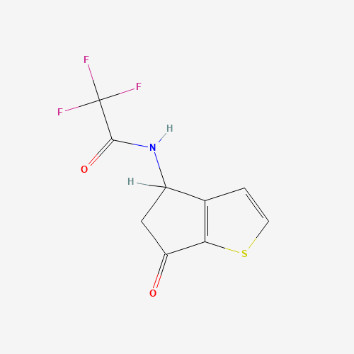 2,2,2-Trifluoro-N-(6-oxo-5,6-dihydro-4H-cyclopenta[b]thiophen-4-yl)acetamide (CAS: 108046-14-6) - Related Chemical Product