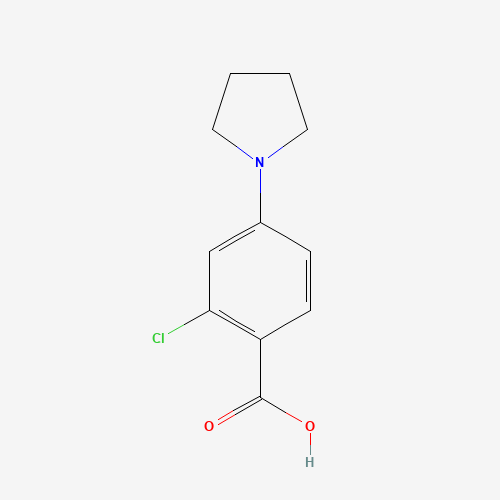 2-Chloro-4-(1-pyrrolidinyl)benzenecarboxylic acid (CAS: 192513-60-3) - Related Chemical Product