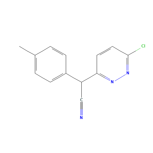 2-(6-Chloro-3-pyridazinyl)-2-(4-methylphenyl)-acetonitrile (CAS: 339008-32-1) - Related Chemical Product