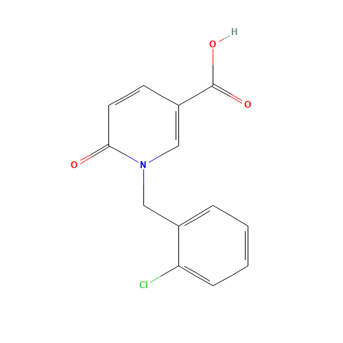 1-(2-Chlorobenzyl)-6-oxo-1,6-dihydro-3-pyridinecarboxylic acid (CAS: 4399-77-3) - Related Chemical Product