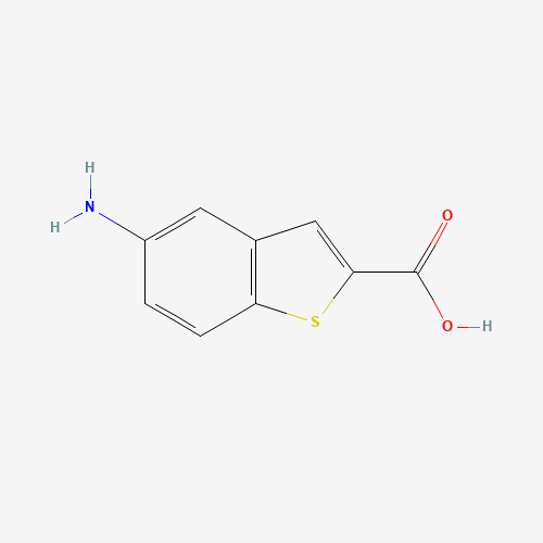 5-Amino-1-benzothiophene-2-carboxylic acid (CAS: 98589-46-9) - Chemical Structure and Molecular Formula 