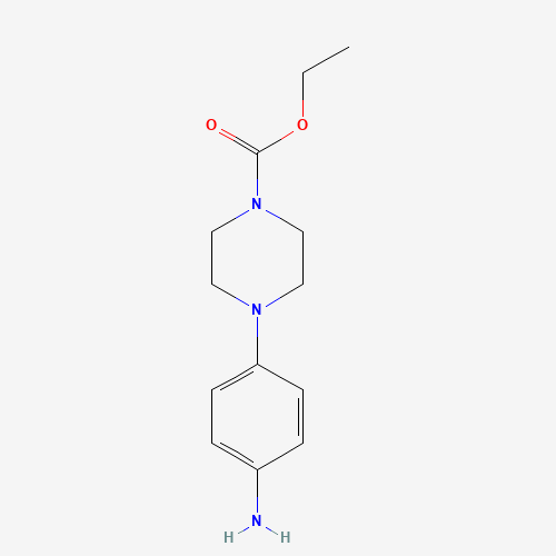 Ethyl 4-(4-aminophenyl)tetrahydro-1(2H)-pyrazinecarboxylate (CAS: 16154-70-4) - Related Chemical Product