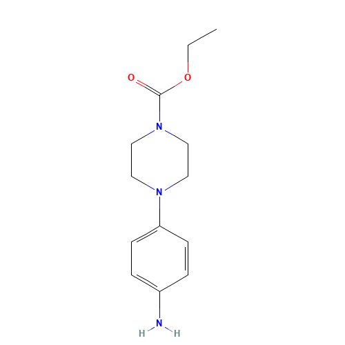 Ethyl 4-(4-aminophenyl)tetrahydro-1(2H)-pyrazinecarboxylate (CAS: 16154-70-4) - Related Chemical Product