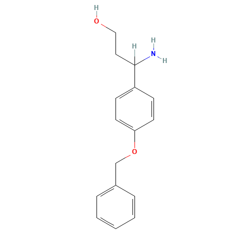 3-Amino-3-[4-(benzyloxy)phenyl]-1-propanol (CAS: 182057-85-8) - Related Chemical Product