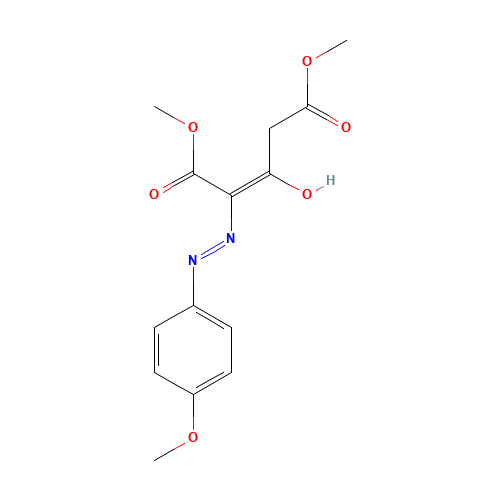 Dimethyl 2-[2-(4-methoxyphenyl)hydrazono]-3-oxopentanedioate (CAS: 121582-52-3) - Related Chemical Product