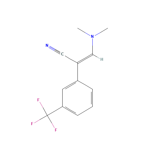 3-(Dimethylamino)-2-[3-(trifluoromethyl)phenyl]-acrylonitrile (CAS: 62738-99-2) - Related Chemical Product