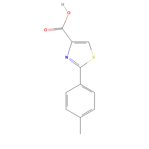 2-(4-Methylphenyl)-1,3-thiazole-4-carboxylic acid (CAS: 17228-99-8) - Related Chemical Product