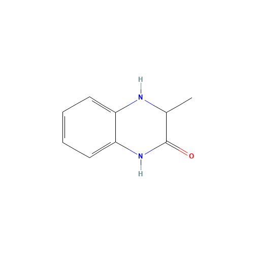 3-Methyl-3,4-dihydro-2(1H)-quinoxalinone (CAS: 34070-68-3) - Chemical Structure and Molecular Formula 