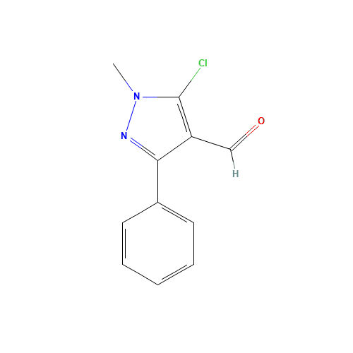 5-Chloro-1-methyl-3-phenyl-1H-pyrazole-4-carbaldehyde (CAS: 883-38-5) - Related Chemical Product