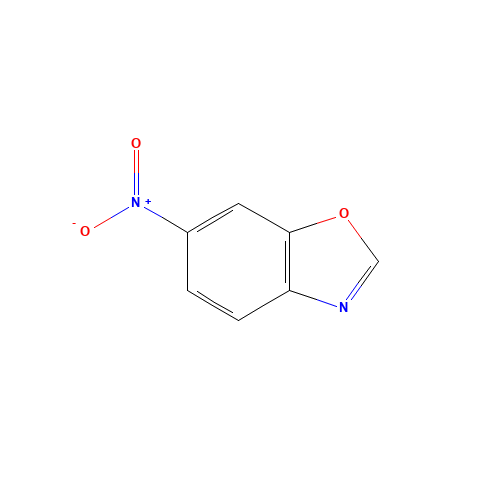 6-Nitro-1,3-benzoxazole (CAS: 17200-30-5) - Chemical Structure and Molecular Formula 