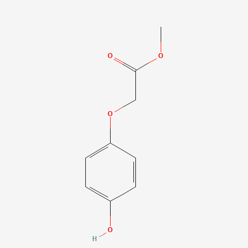 Methyl 2-(4-hydroxyphenoxy)acetate (CAS: 70067-75-3) - Chemical Structure and Molecular Formula 
