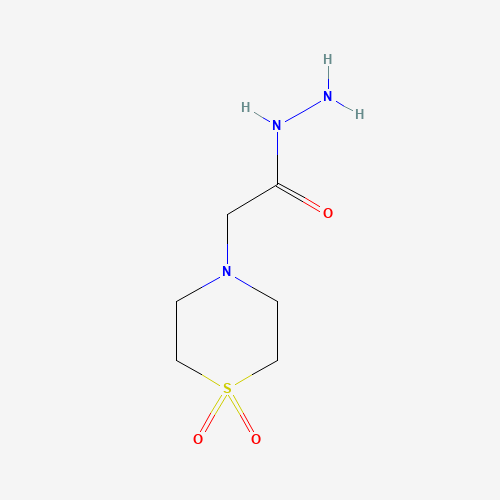 2-(1,1-Dioxo-1lambda~6~,4-thiazinan-4-yl)-acetohydrazide (CAS: 39093-81-7) - Related Chemical Product