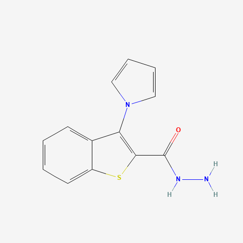 3-(1H-Pyrrol-1-yl)-1-benzothiophene-2-carbohydrazide (CAS: 107363-01-9) - Related Chemical Product