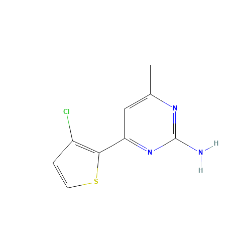 4-(3-Chloro-2-thienyl)-6-methyl-2-pyrimidinamine (CAS: 863305-81-1) - Related Chemical Product