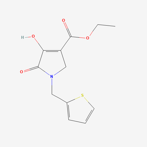 Ethyl 4-hydroxy-5-oxo-1-(2-thienylmethyl)-2,5-dihydro-1H-pyrrole-3-carboxylate (CAS: 131436-78-7) - Related Chemical Product