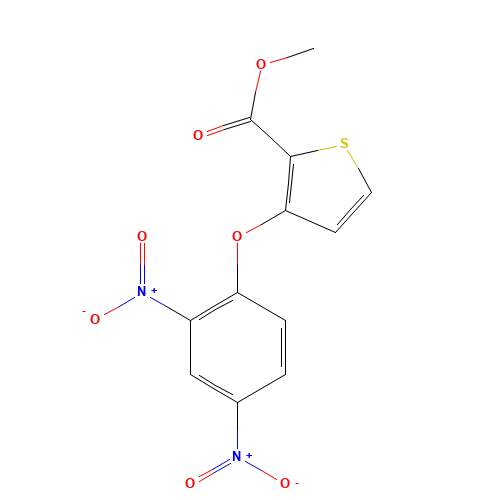 Methyl 3-(2,4-dinitrophenoxy)-2-thiophenecarboxylate (CAS: 104636-76-2) - Related Chemical Product