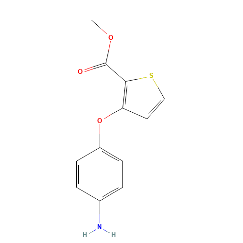 Methyl 3-(4-aminophenoxy)-2-thiophenecarboxylate (CAS: 103790-38-1) - Related Chemical Product