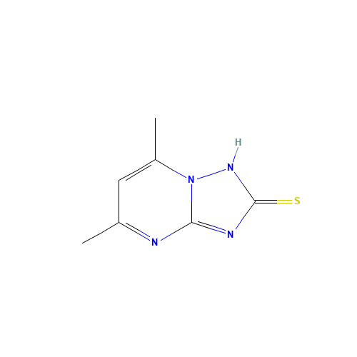 5,7-Dimethyl[1,2,4]triazolo[1,5-a]pyrimidin-2-ylhydrosulfide (CAS: 51646-17-4) - Related Chemical Product