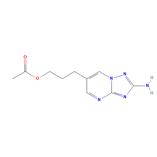 3-(2-Amino[1,2,4]triazolo[1,5-a]pyrimidin-6-yl)-propyl acetate (CAS: 85599-38-8) - Related Chemical Product
