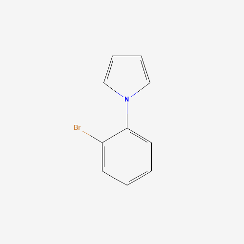 1-(2-Bromophenyl)-1H-pyrrole (CAS: 69907-27-3) - Chemical Structure and Molecular Formula 