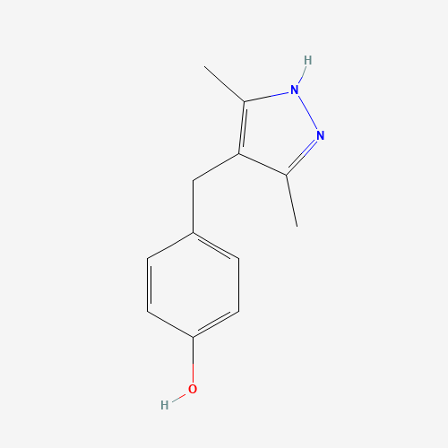 4-[(3,5-Dimethyl-1H-pyrazol-4-yl)methyl]benzenol (CAS: 75998-99-1) - Related Chemical Product