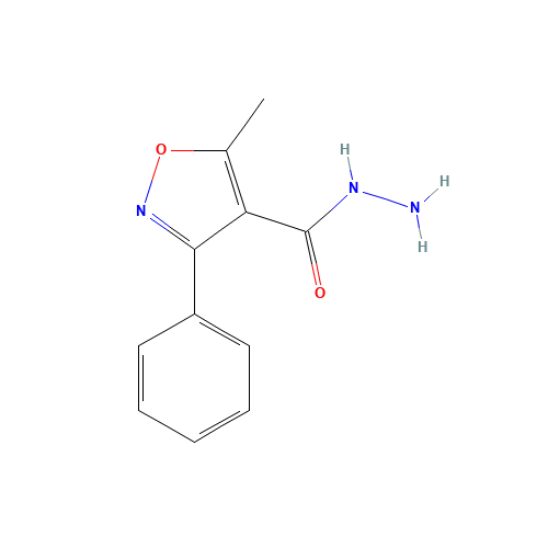 5-Methyl-3-phenyl-4-isoxazolecarbohydrazide (CAS: 18336-75-9) - Related Chemical Product