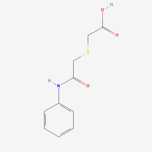 2-[(2-Anilino-2-oxoethyl)sulfanyl]acetic acid (CAS: 70648-87-2) - Chemical Structure and Molecular Formula 