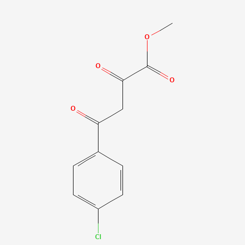 Methyl 4-(4-chlorophenyl)-2,4-dioxobutanoate (CAS: 39757-35-2) - Chemical Structure and Molecular Formula 