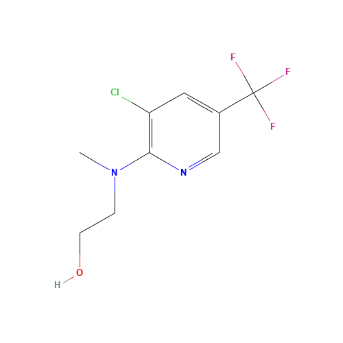 2-[[3-Chloro-5-(trifluoromethyl)-2-pyridinyl]-(methyl)amino]-1-ethanol (CAS: 263387-09-3) - Related Chemical Product