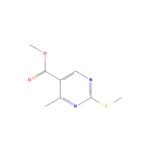 Methyl 4-methyl-2-(methylsulfanyl)-5-pyrimidinecarboxylate (CAS: 166392-24-1) - Related Chemical Product