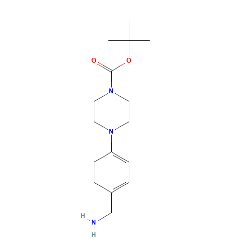 tert-Butyl 4-[4-(aminomethyl)phenyl]tetrahydro-1(2H)-pyrazinecarboxylate (CAS: 852180-47-3) - Related Chemical Product
