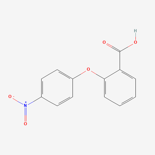 2-(4-Nitrophenoxy)benzenecarboxylic acid (CAS: 6082-87-7) - Chemical Structure and Molecular Formula 